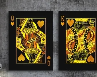 线上赌博扑克艺术画